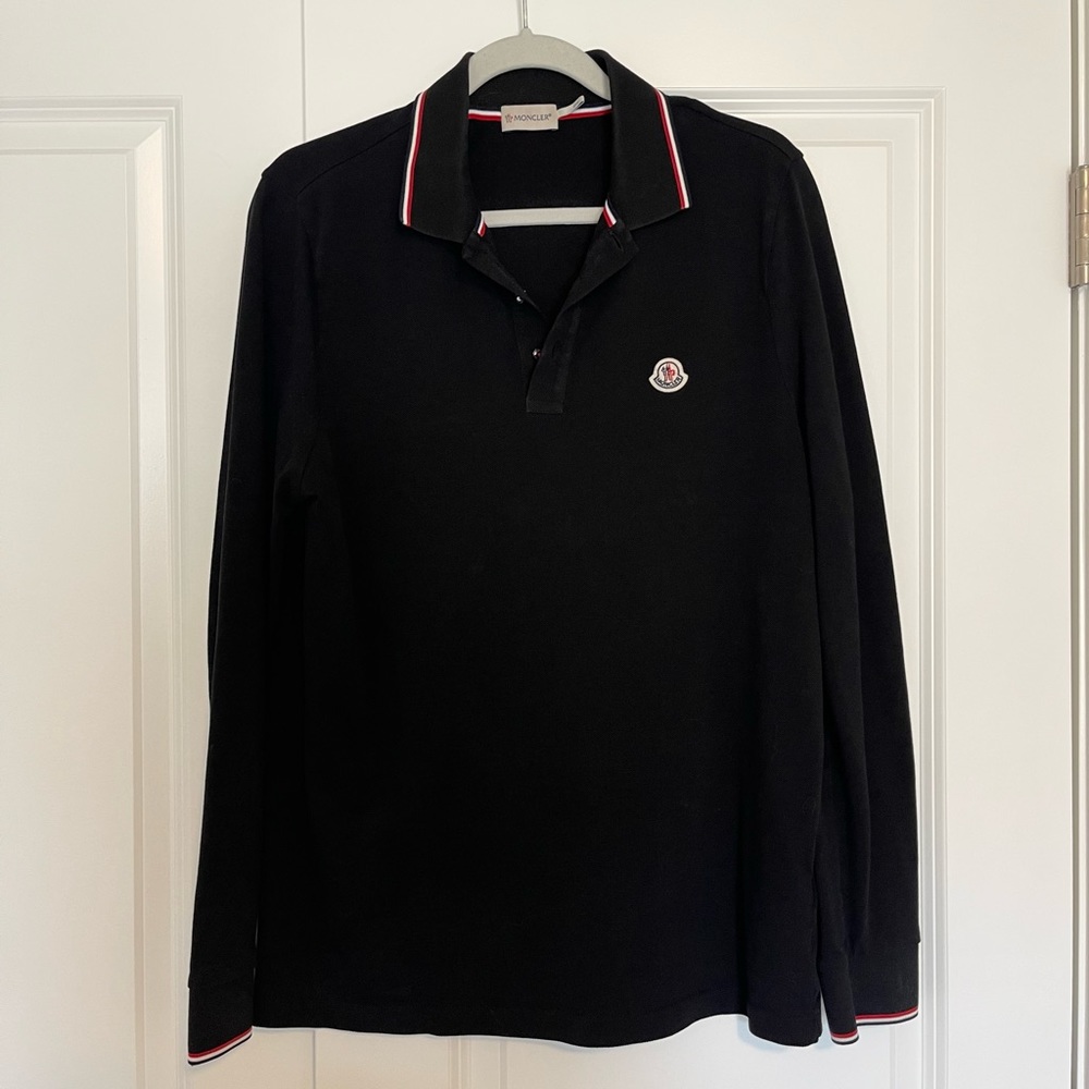 Moncler Long Sleeved Polo Shirt